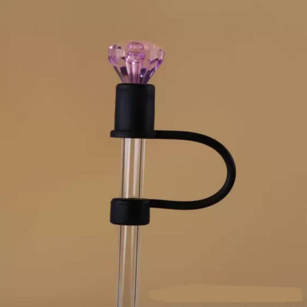 Gem Sparkle Straw Topper(4-pack)