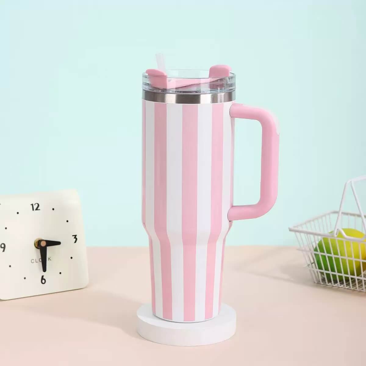 Sunny Stripe Quencher Tumbler