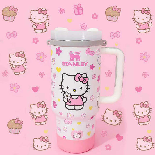 Pink Kitty Tumbler