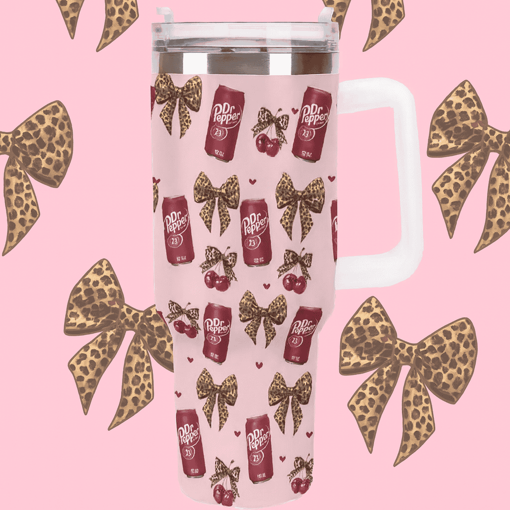 Cherry Bow Sweetheart Tumbler